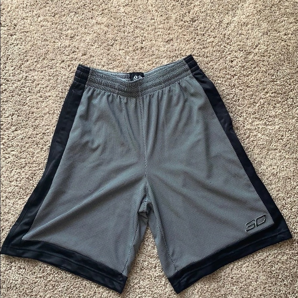 Under Armour Steph Curry basketball shorts.